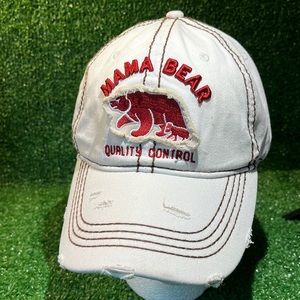 Wild Wear Mama Bear Quality Control Distressed Hat (worn)